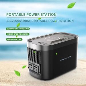 Lithium Battery Portable Power Station Generator LED Electric Solar Power Bank