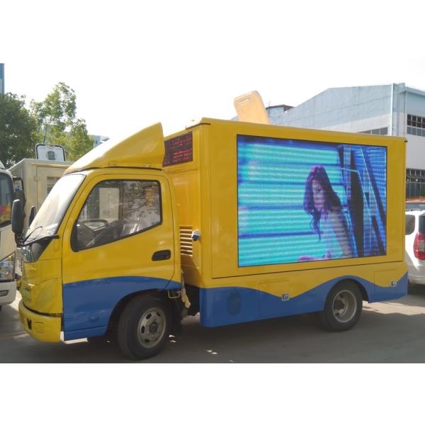 Quality Full Color SMD Screen Mobile Led Display Truck , Scrolling Mobile Advertising Truck wholesale
