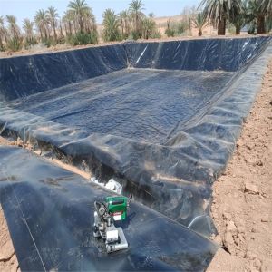 Black HDPE Geomembrane 2.0mm for Waterproofing Dam Liner in Kenya Fish Farm