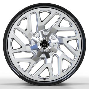 Fit Dodge Ram 1500 Gloss Black Custom 2-PC Forged Alloy Rims 20 21 And 22 Inches
