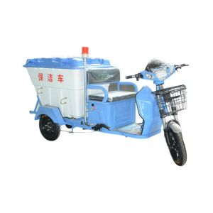 2-square 4-square garbage truck for property sanitation