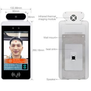 20ms RK3399 6mm Lens Face Recognition Thermal Scanner