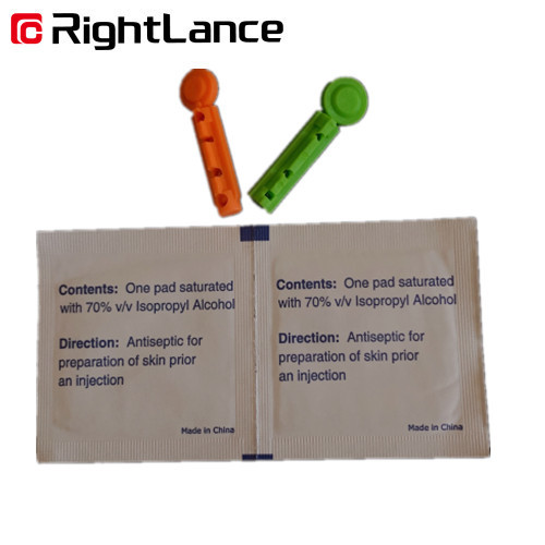 3CM Non Woven Sterile Alcohol Cotton Pads Swab Isopropyl Alcohol 70 FDA