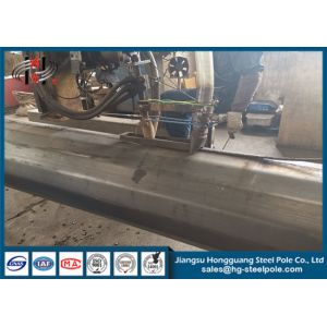 Overlap Connection Galvanized Steel Pole Electric Power Distribution Equipment