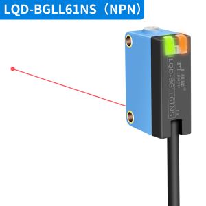 China NPN PNP 30-100mm photo electric switch IP65 DC10-30V 4 wire BGLL61NS Laser Photoelectric Optical Sensors for NCN Machines on sale