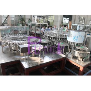 25000BPH Bottle Water Filling Machine With Siemens PLC And Two Pieces Constructi