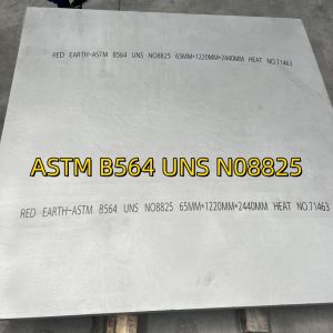China High Temperature Corrosion Resistance  Astm B424 Incoloy 800 825 Nickel Alloy Plate 6-100mm on sale