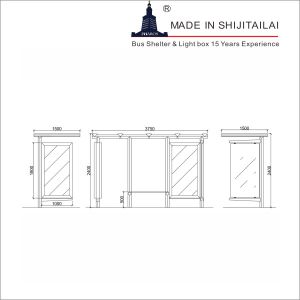 Light Box T8 Tubes 8mm Advertisement Bus Stop