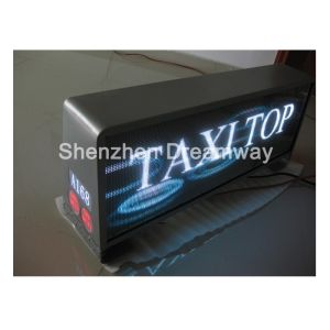 Cheap Waterproof P5 SMD3528 Taxi LED Display 3G 4G GPS WIFI Control For animation graphics text for sale