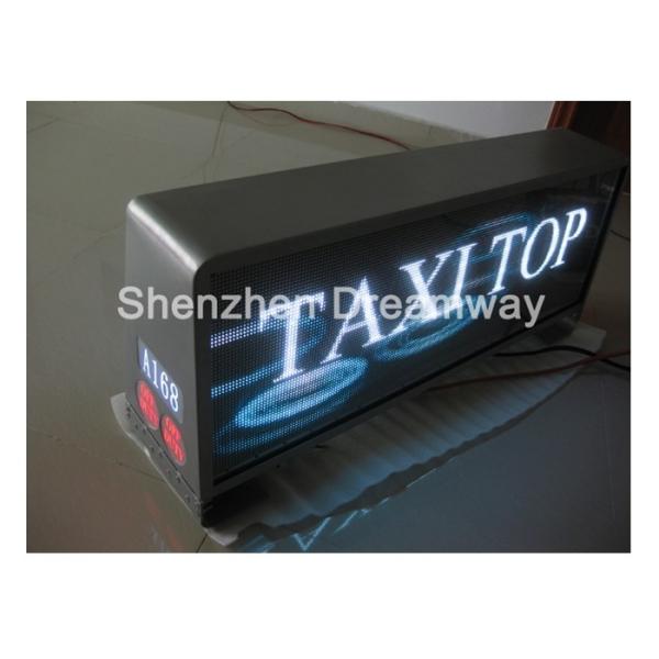 Waterproof P5 SMD3528 Taxi LED Display 3G 4G GPS WIFI Control For animation