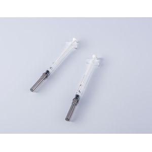 Fixed Dose Immunization FDA510K Auto Disable Syringe With Needle 0.5ML