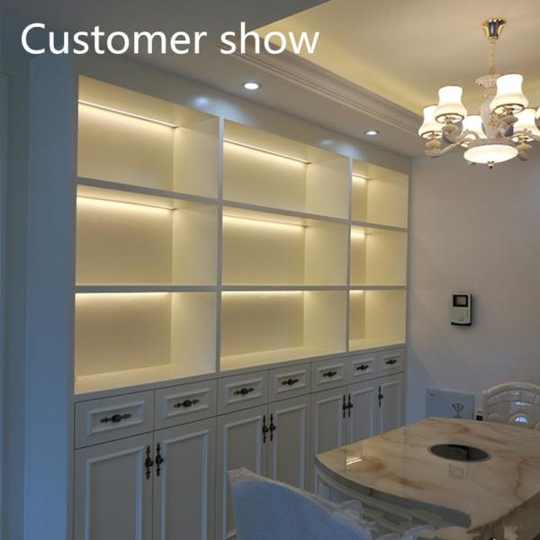 Small 12*7.5mm LED Strip Aluminium Channel Custom length 1m 2m 3m