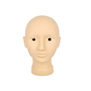 Semi PMU Practice Open Eyes Model Head Artificial Rubber , Practice Face For