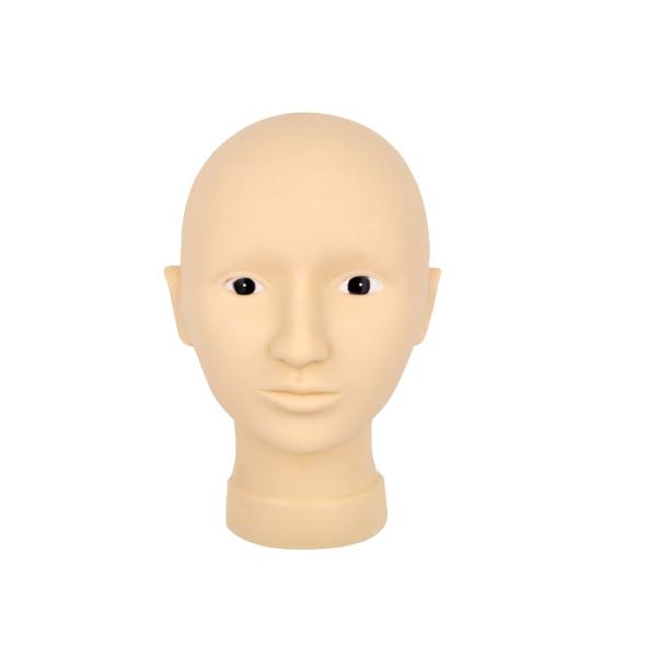 Eyebrow Tattoo Makeup Practice Head , 3D Silicon Face Painting Practice Head