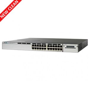 WS-C3850-24P-L Cisco 3850 24 Port PoE Switch LAN Base Networking Switch