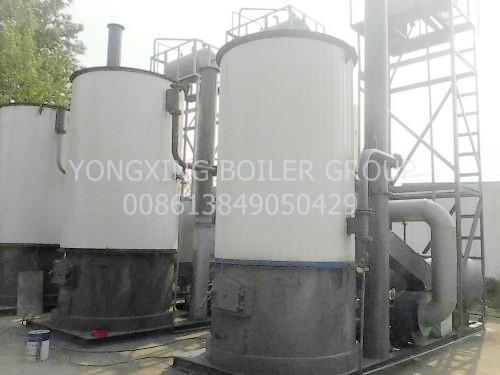 Vertical Thermal Oil Boiler 950kw Thermal Fluid Heating System Constant