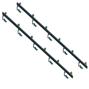 Customized Metal Roof Solar Mounting Systems Unique Clamp For Pitch Roof