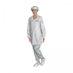 Cheap esd Manufacture Washable Polyester Esd Fabric Garments esd Coverall Anti-static Antistatic Cleanroom Apparel for sale