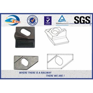 Railroad Construction Boltable Rail Clips Self blocking High Strength