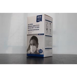 China 3 Ply KN95 Medical Mask High Breathability Ear Wearing With Elastic Bands on sale