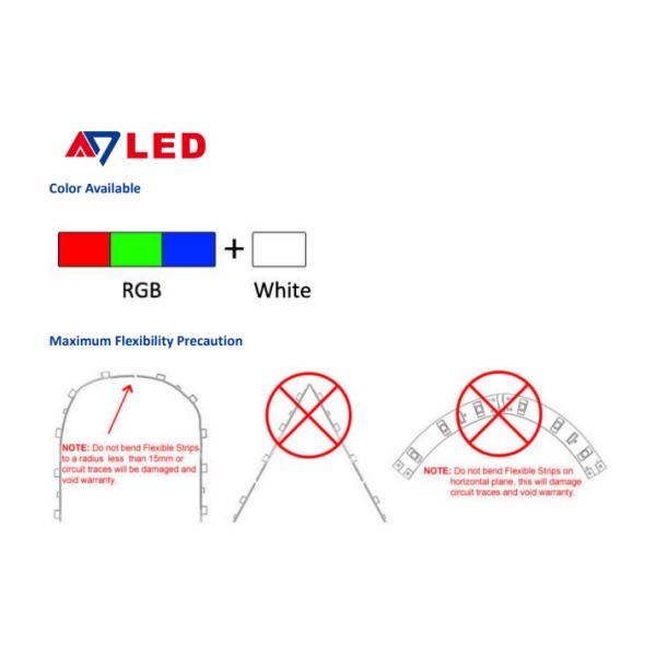 96leds/M SMD 5050 RGBW LED Strip High Lumen RGB Flexible for Indoor Decoration
