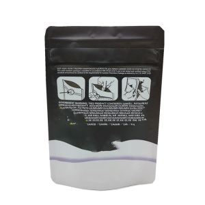 Child Proof Mylar ziplockk Pouches Waterproof Resealable Edible Packaging Bags