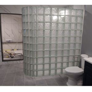 Crystal Blocks Mosaic Tile Decoration Partition Wall Solid Glass Brick Curtain
