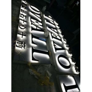 10000K Backlit Channel Letter Signs 25.4mm Depth For Business