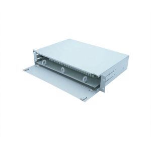 ROHS 2U Fiber Optic Patch Panel SC APC 19 Inch Rack Mount 48 Cores