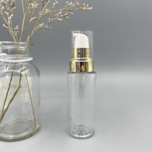 BB Cream Pump Dispenser SS316 Spring Outside 24/410 0.5ml Dosage Clear Cap