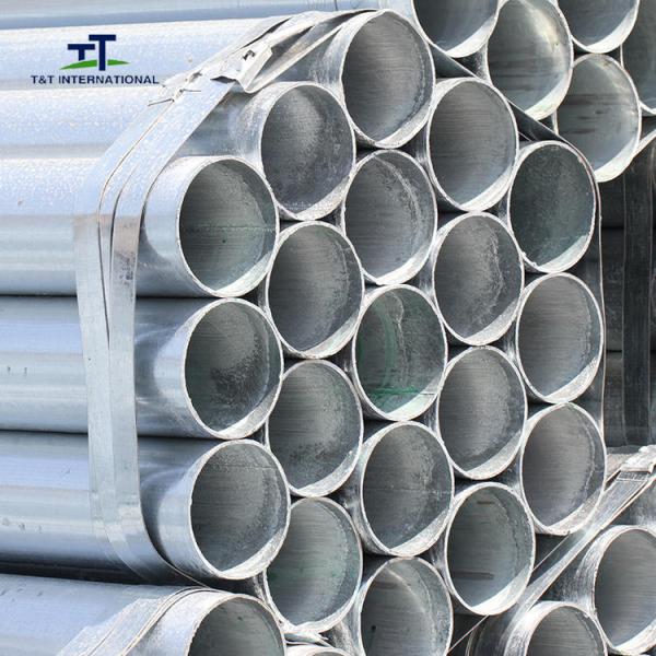 Quality Carbon Galvanized Steel Pipe , Galvanised Metal Pipe Q195 Q235 Anti Corrosion wholesale