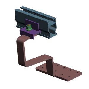 Aluminum Innovative Metal Roof Solar Mounting Systems Hanger Bolts And Roof