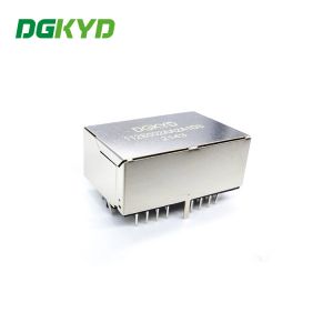 DGKYD112B002AA2A1D3 Rj45 Socket 1x2 Port 8P8C 100M Integrated Filter Connector