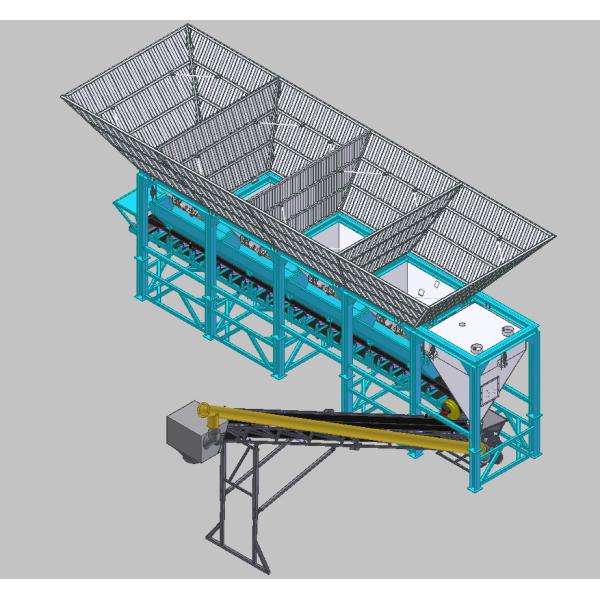 Quality Dry Mobile Batch Plants Dry Containerized Concrete Batch Plants 100 m³/h  Dry mix concrete Plant wholesale