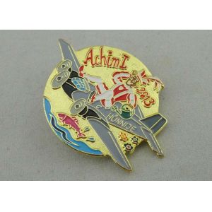 Achimi Collecting Gold Plating Soft Enamel Pin With Zinc Alloy Die Casting