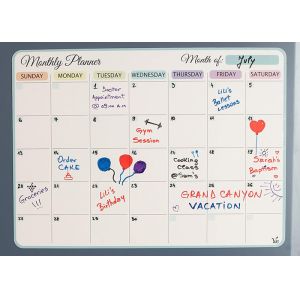 Cheap 2. Magnetic Fridge Dry Erase Monthly Planner - Stain Resistant &amp; Easy to Wipe Clean for sale