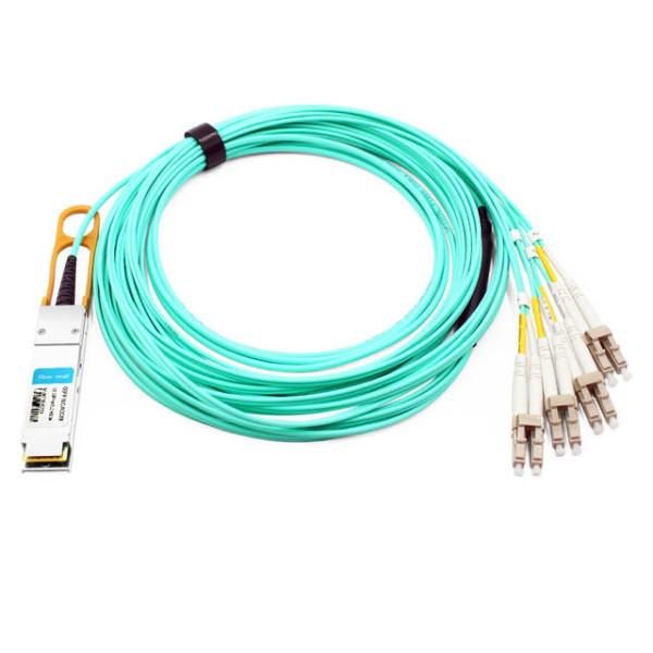 QSFP-8LC-AOC3M 3m (10ft) 40G QSFP+ to 8 LC Connector Active Optical Breakout