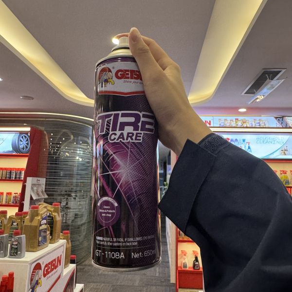 Quality Getsun Tire Shine Foam Cleaner Spray for Professional Detailing wholesale