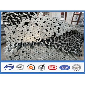 China 25FT 2.5mm Galvanized Steel Pole With Long Lasting For All Weather Use on sale