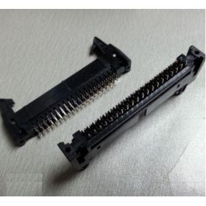 2.54mm pitch IDC Socket connector black 6 8 10 12 14 16 18 20 24 26 30 34 40 44