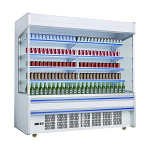 R22 Refrigerator Multideck Open Chiller With Customized Size / Vegetable Display