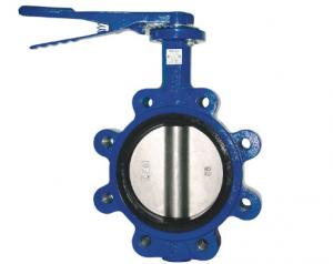 Cheap Handles Operate Wafer Butterfly Valve Cast Iron Epdm Seat Dn100 Industrial Control Valves for sale