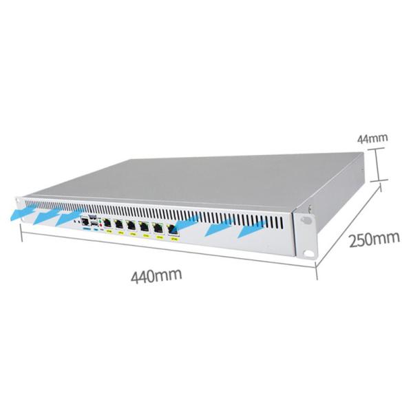 Quality 1U chassis  I5-2520M 6 Gigabit LAN firewall PC appliance pFsense soft router wholesale