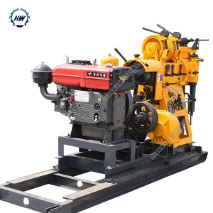 380V Water Well Drilling Rig With Diesel Engine , Drlling Depth 230m