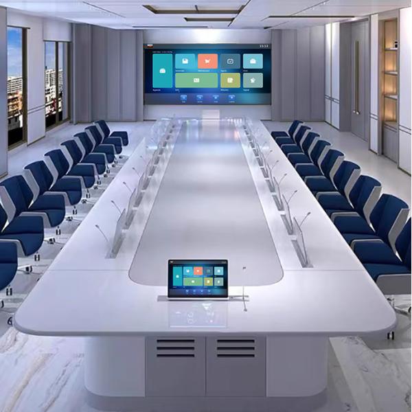 Quality Electric Computer Elevator Meeting Table Lcd Lift Paperless Meeting System ROHS wholesale