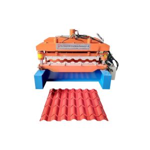 Bamboo Shape Cold Roll Forming Equipment , Metal Roofing Roll Former Coil Width
