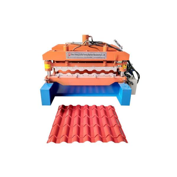 Bamboo Shape Cold Roll Forming Equipment , Metal Roofing Roll Former Coil Width