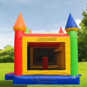 2024 Fashion Unisex Castle Bounce House with Inflatable Cinderella Design and