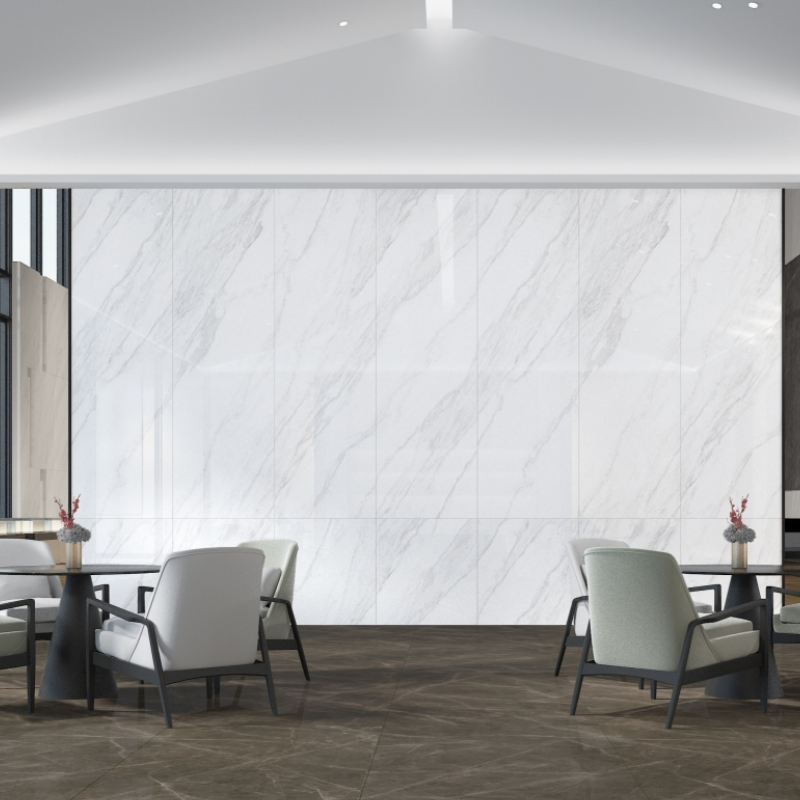 China Modern Simple Style Indoor Porcelain Tiles with 4 Patterns and Glossy/Matte Finish in 800x2600mm Size on sale
