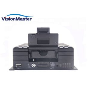 4 CH Playback 1080P H265 Mobile DVR Recorder 2 * 2TB HDD Modular Design With GPS